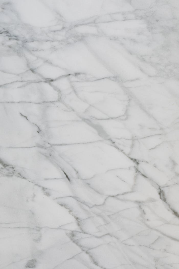 High-resolution image of white marble texture, ideal for design and architecture.